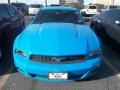 2010 Grabber Blue Ford Mustang V6 Coupe  photo #6