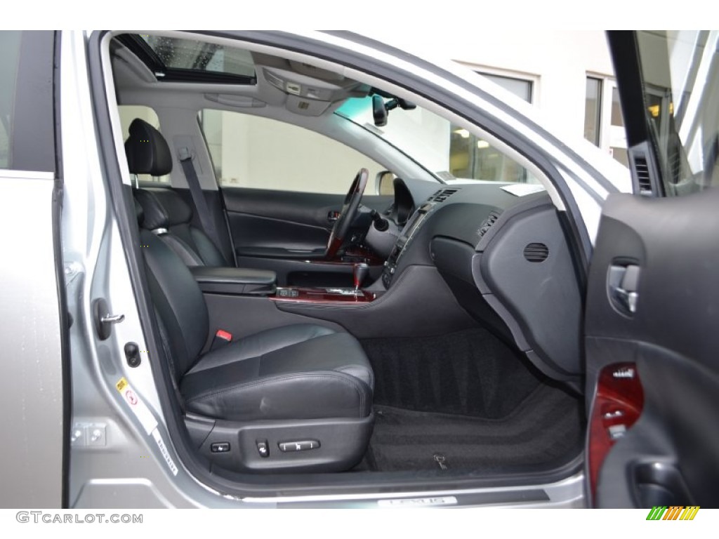 Black Interior 2009 Lexus GS 450h Hybrid Photo #75301496
