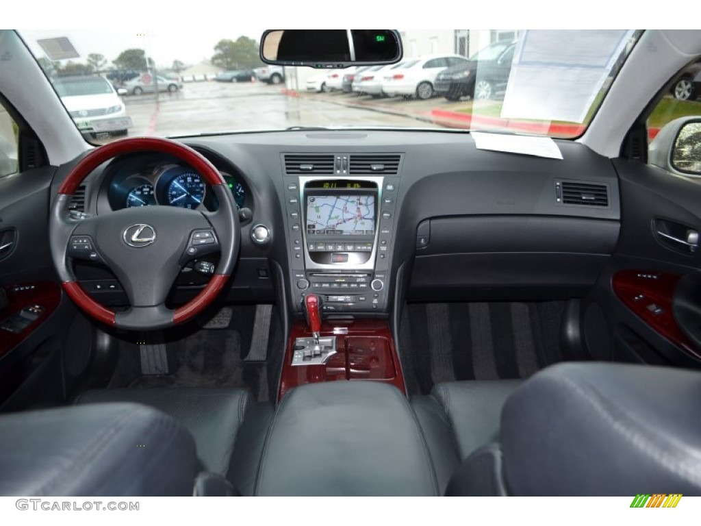 2009 Lexus GS 450h Hybrid Black Dashboard Photo #75301547