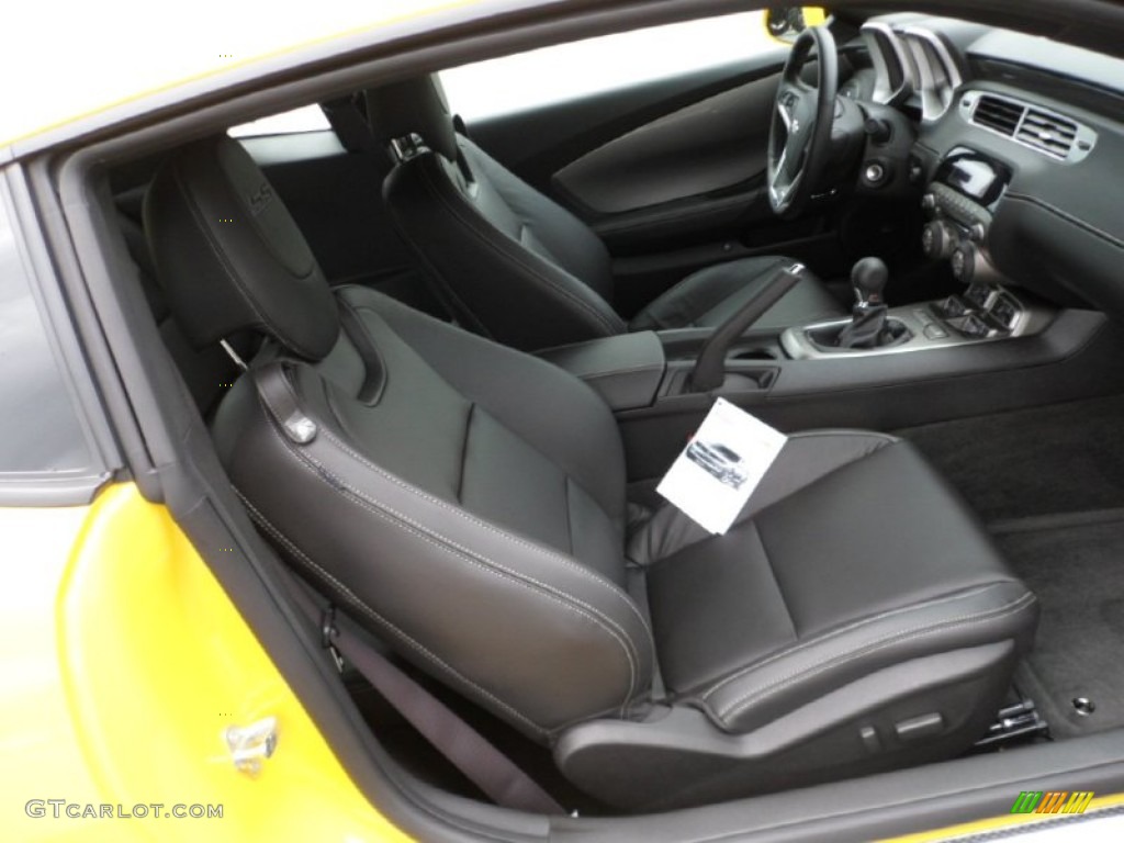 Black Interior 2012 Chevrolet Camaro SS/RS Coupe Photo #75304219
