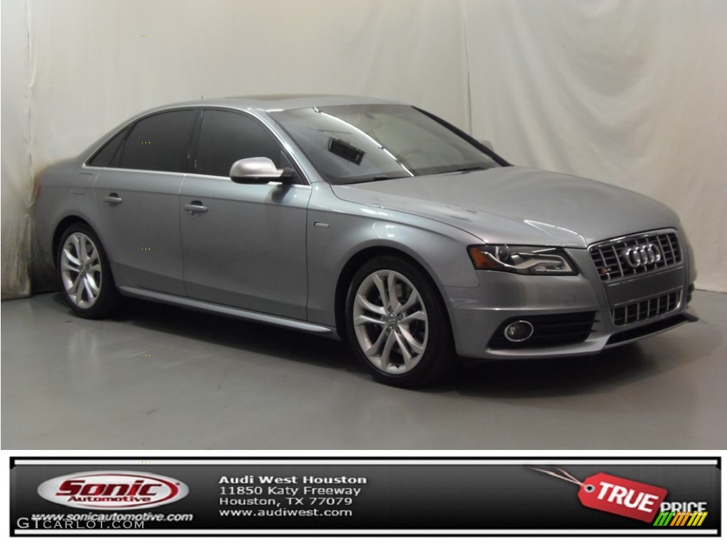 2011 S4 3.0 quattro Sedan - Quartz Grey Metallic / Black photo #1