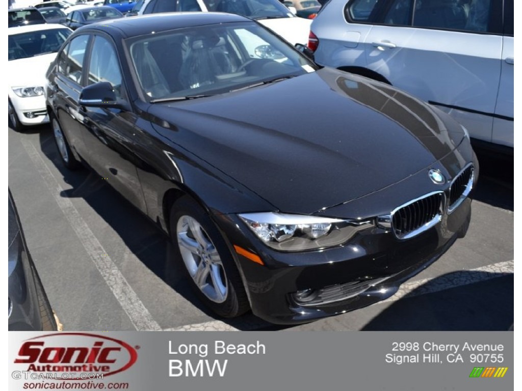 2013 3 Series 328i Sedan - Jet Black / Black photo #1