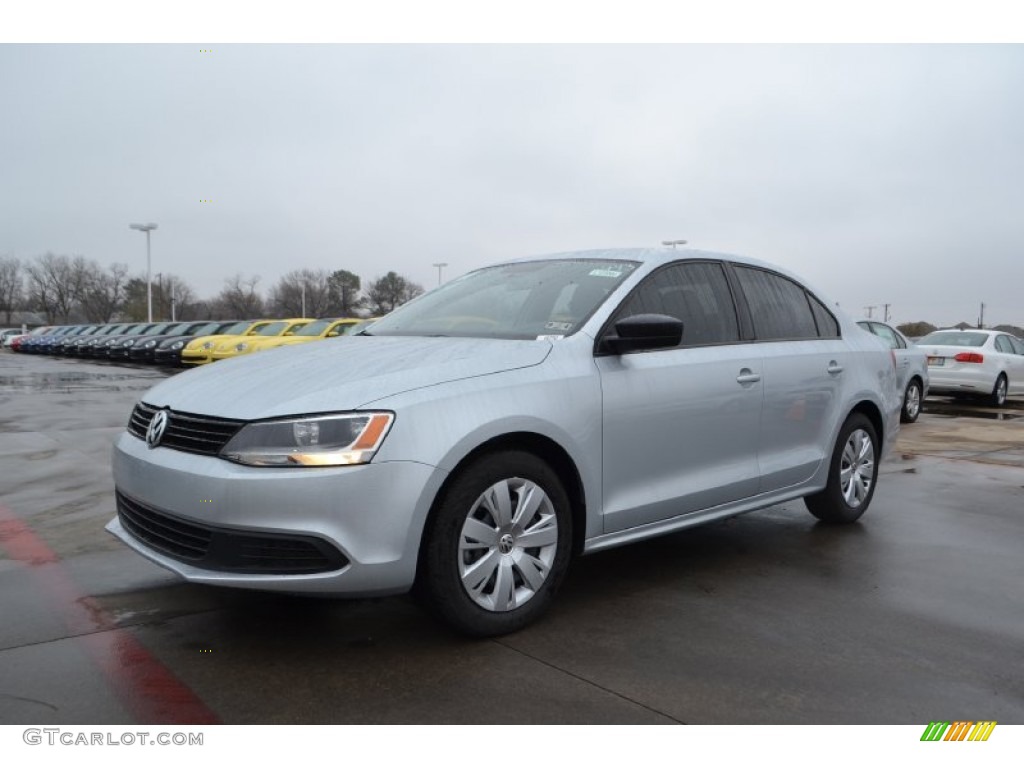 2013 Jetta S Sedan - Reflex Silver Metallic / Titan Black photo #1