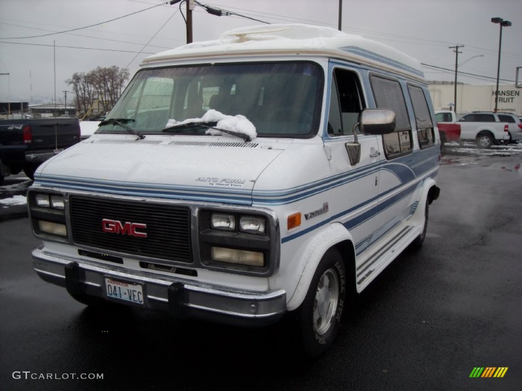 white gmc vandura