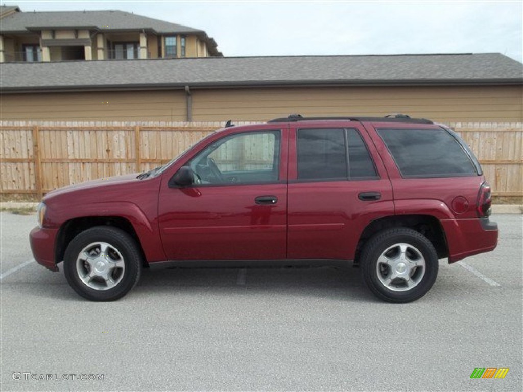 Red Jewel Tint Coat 2007 Chevrolet TrailBlazer LT Exterior Photo #75309663