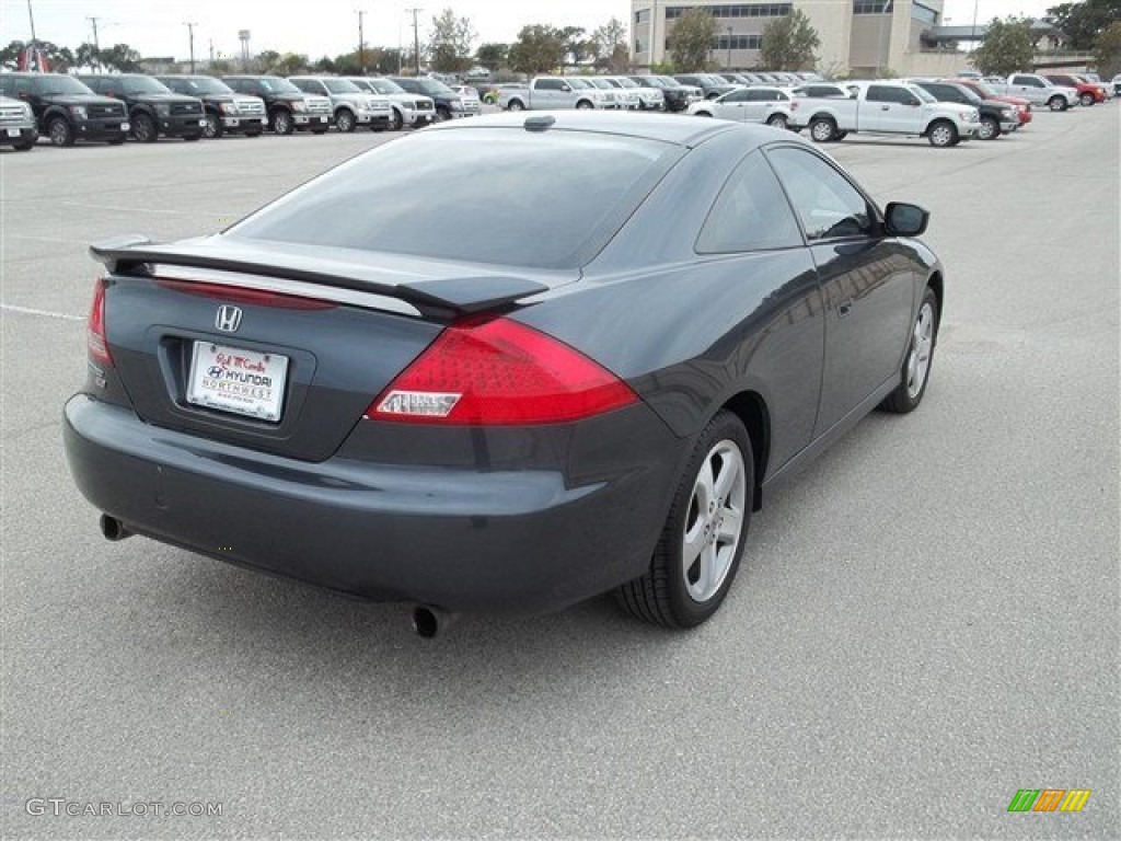 2007 Accord EX-L Coupe - Graphite Pearl / Gray photo #9