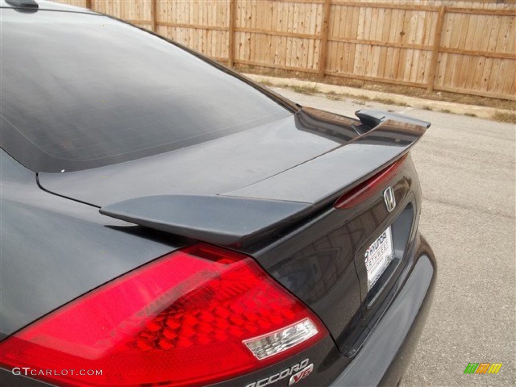 2007 Accord EX-L Coupe - Graphite Pearl / Gray photo #13