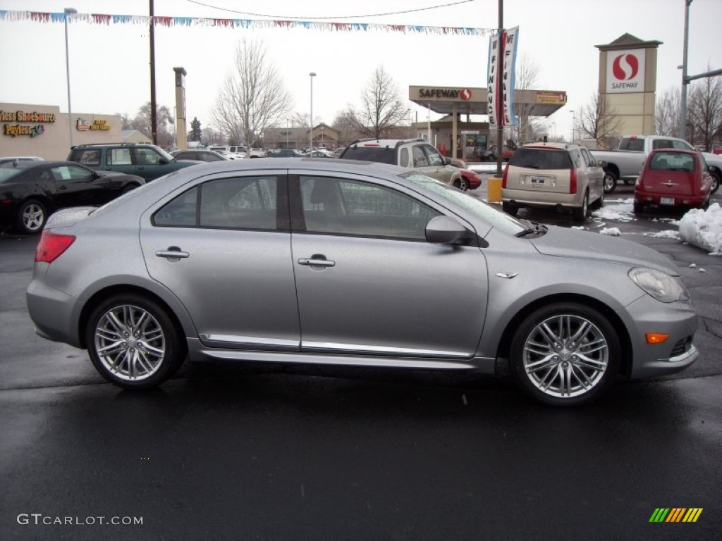 Platinum Silver Metallic 2012 Suzuki Kizashi Sport GTS AWD Exterior Photo #75310081