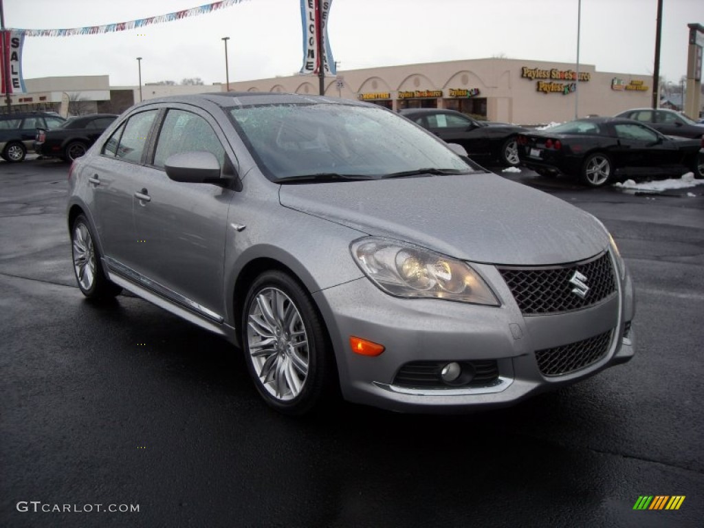 Platinum Silver Metallic 2012 Suzuki Kizashi Sport GTS AWD Exterior Photo #75310110