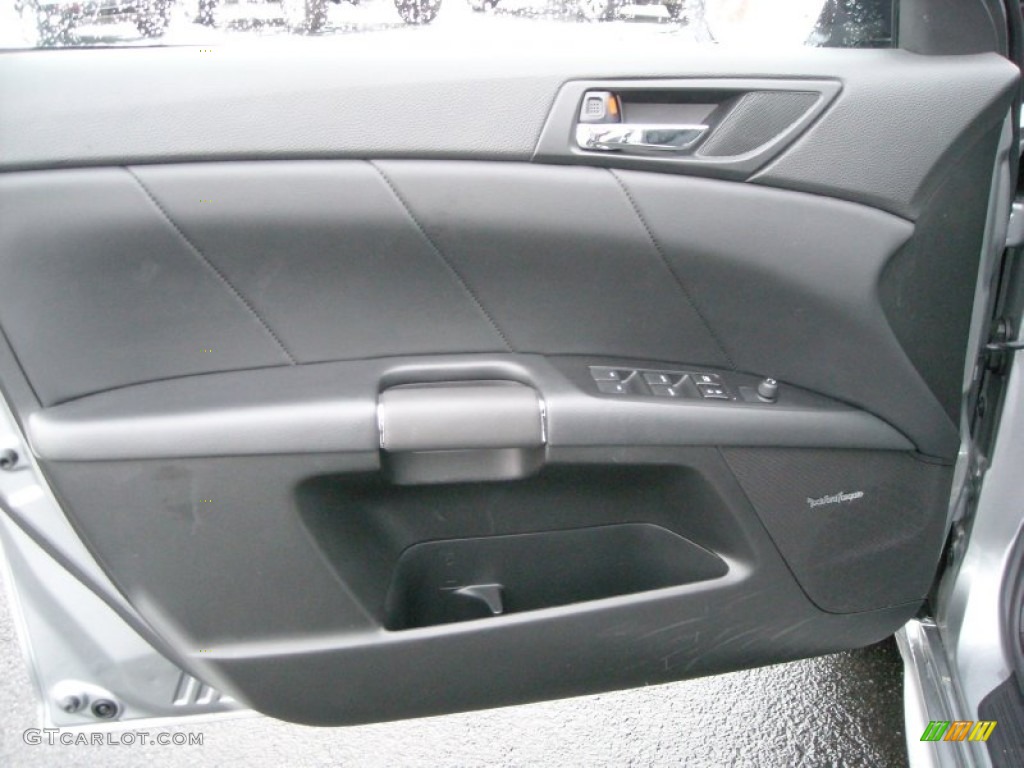 2012 Suzuki Kizashi Sport GTS AWD Black Door Panel Photo #75310335
