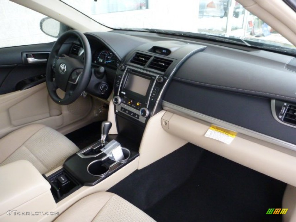 2013 Toyota Camry LE Ivory Dashboard Photo #75310419