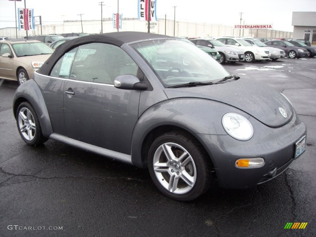 Platinum Grey Metallic 2004 Volkswagen New Beetle GLS 1.8T Convertible Exterior Photo #75310476