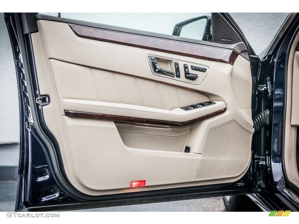 2011 Mercedes-Benz E 350 Sedan Almond/Mocha Door Panel Photo #75310986