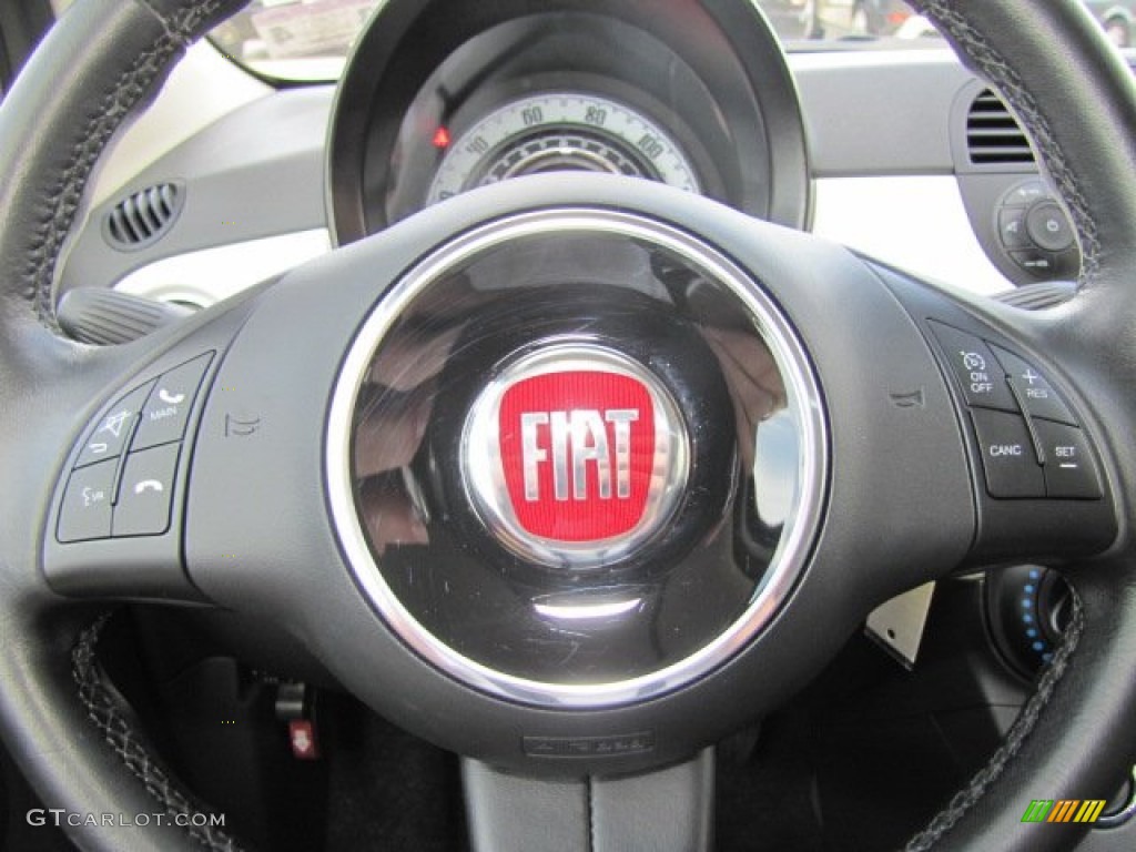 2012 Fiat 500 c cabrio Pop Controls Photo #75311613