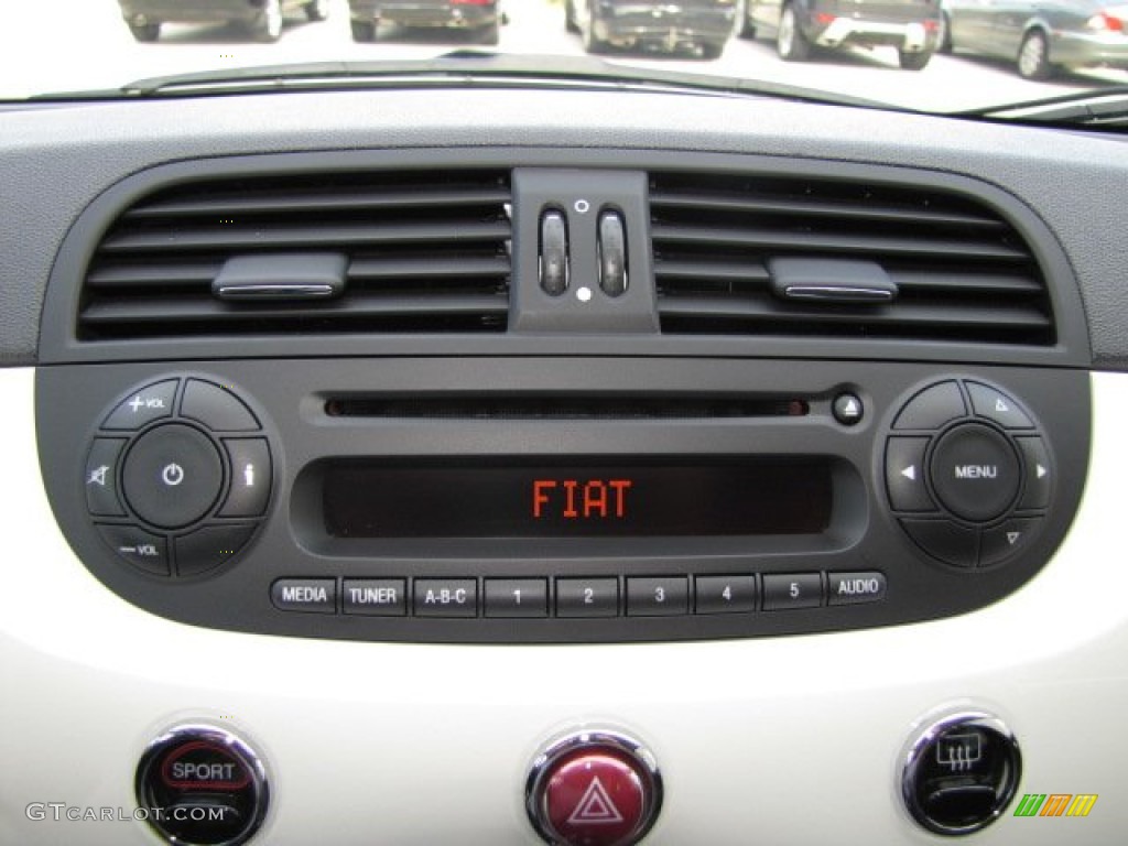 2012 Fiat 500 c cabrio Pop Audio System Photo #75311619