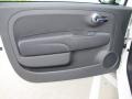 Tessuto Grigio/Nero (Grey/Black) 2012 Fiat 500 c cabrio Pop Door Panel