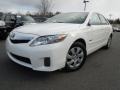 Super White 2011 Toyota Camry Hybrid