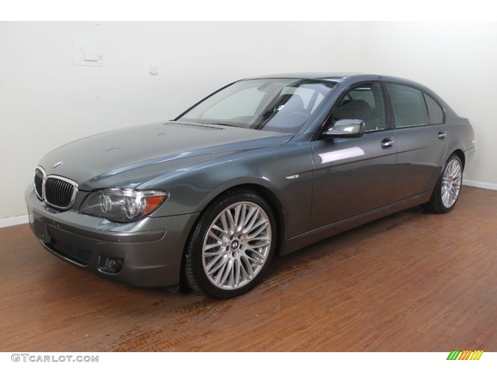2008 7 Series 750Li Sedan - Titanium Grey Metallic / Black photo #1
