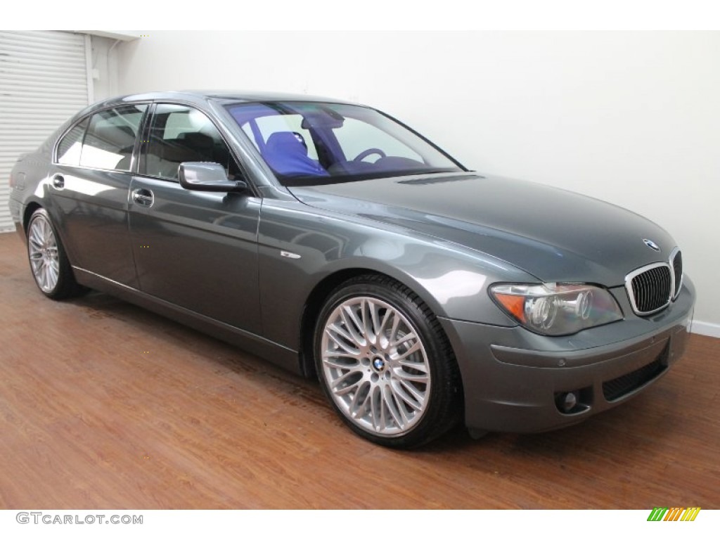 2008 7 Series 750Li Sedan - Titanium Grey Metallic / Black photo #2