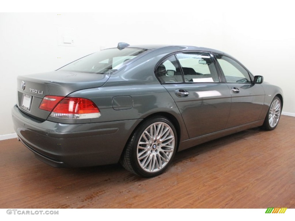 2008 7 Series 750Li Sedan - Titanium Grey Metallic / Black photo #4