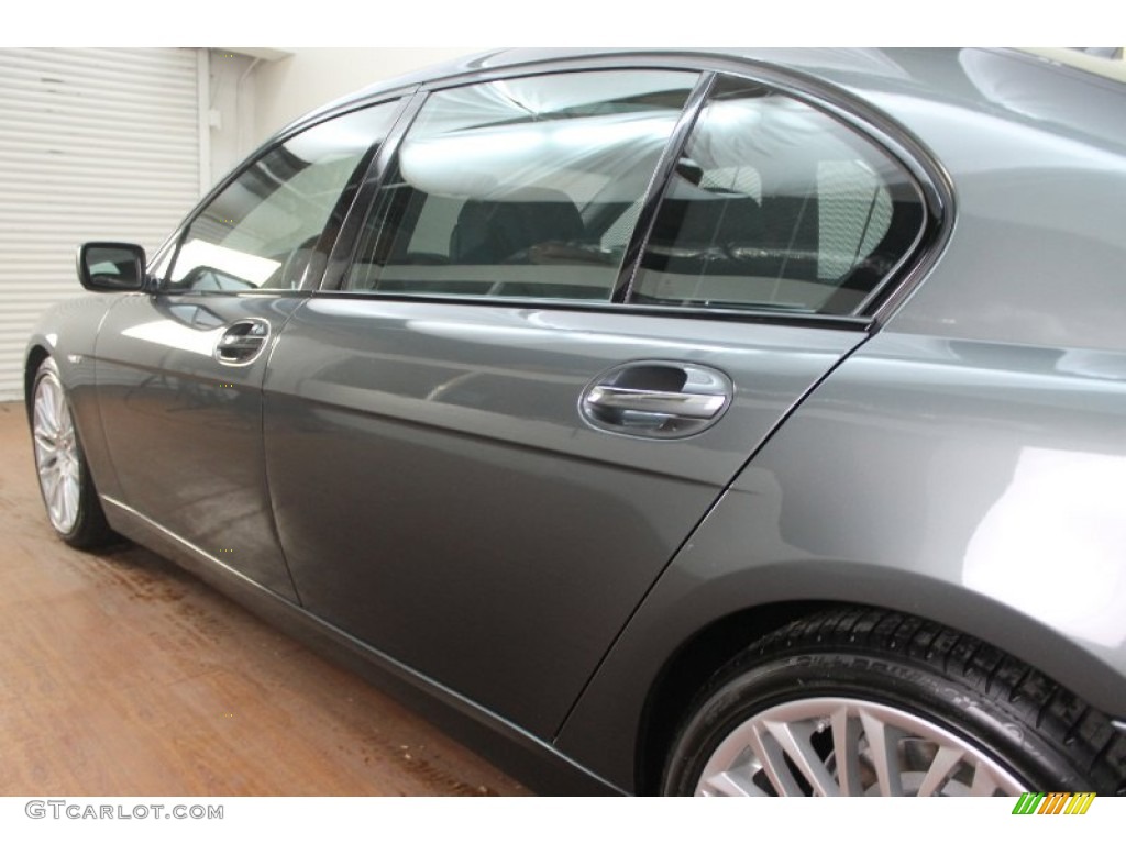 2008 7 Series 750Li Sedan - Titanium Grey Metallic / Black photo #7