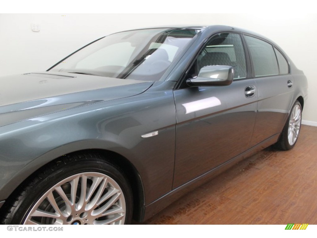 2008 7 Series 750Li Sedan - Titanium Grey Metallic / Black photo #10