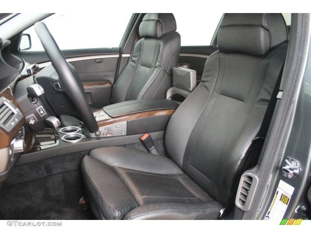 2008 7 Series 750Li Sedan - Titanium Grey Metallic / Black photo #15