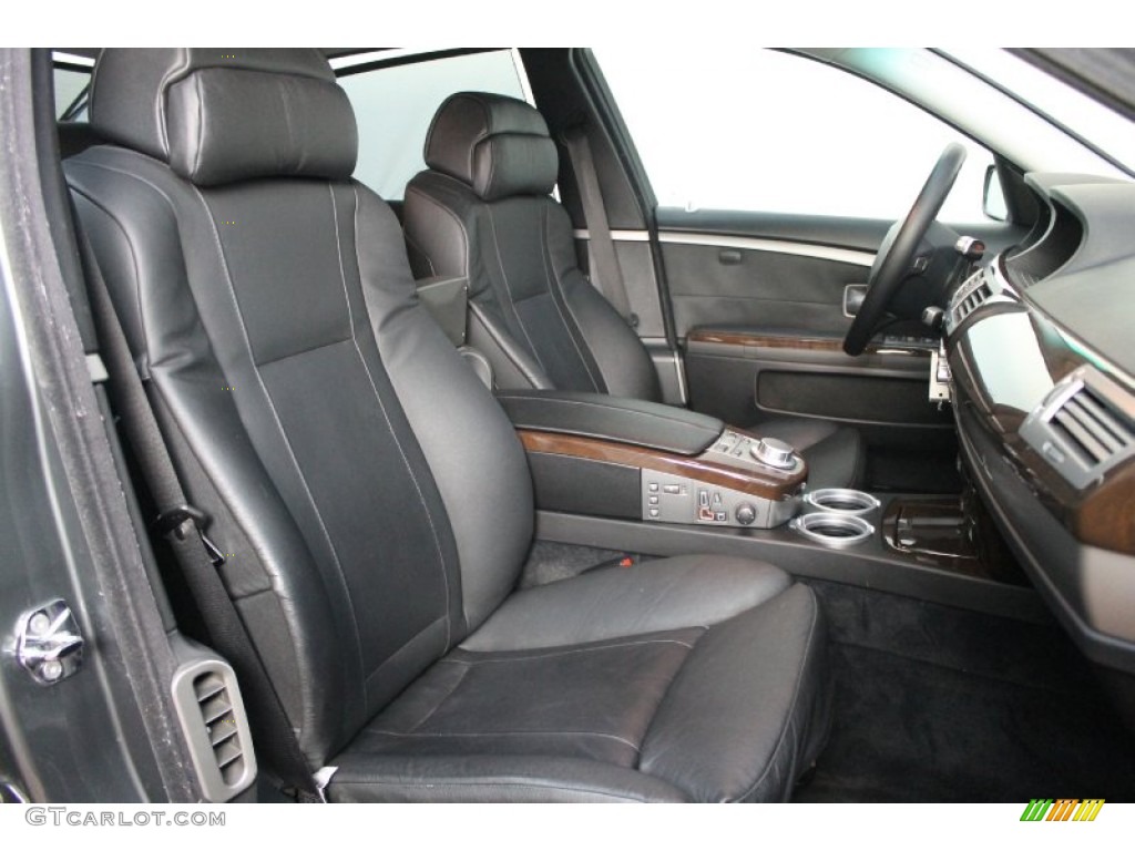 2008 7 Series 750Li Sedan - Titanium Grey Metallic / Black photo #16