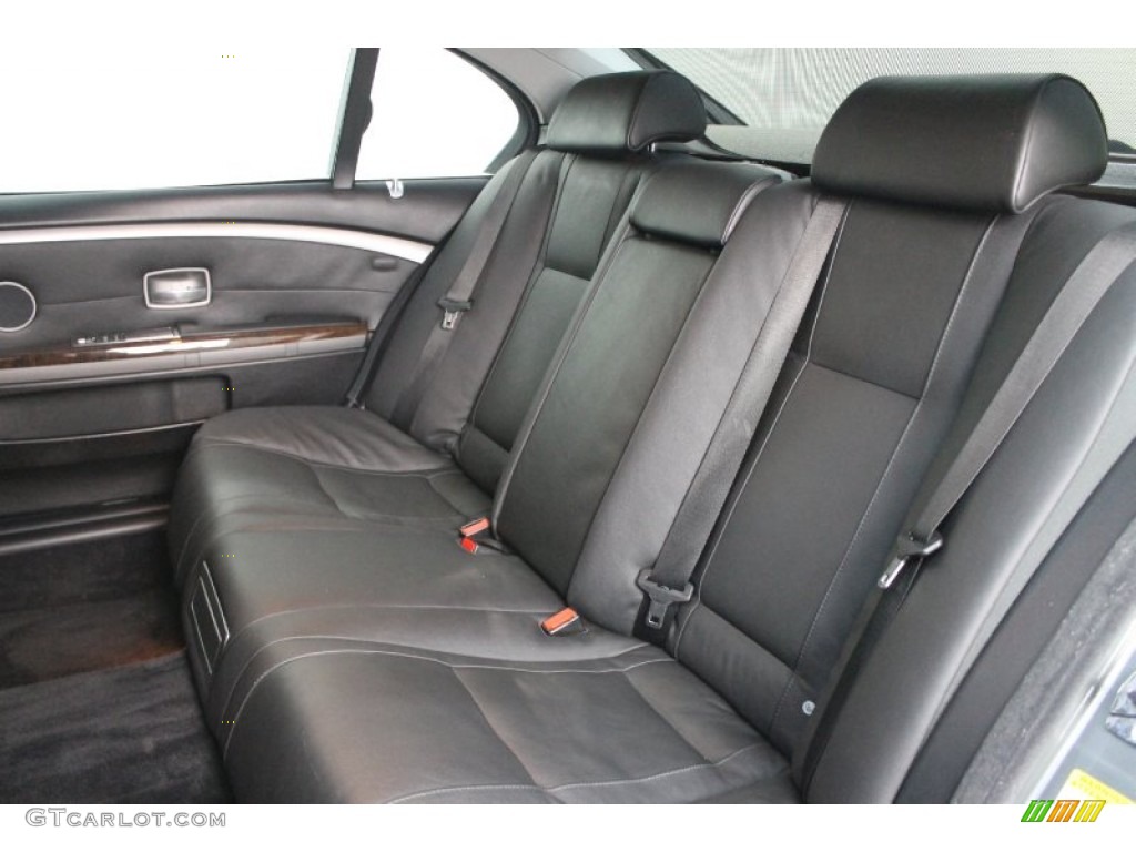 2008 7 Series 750Li Sedan - Titanium Grey Metallic / Black photo #17