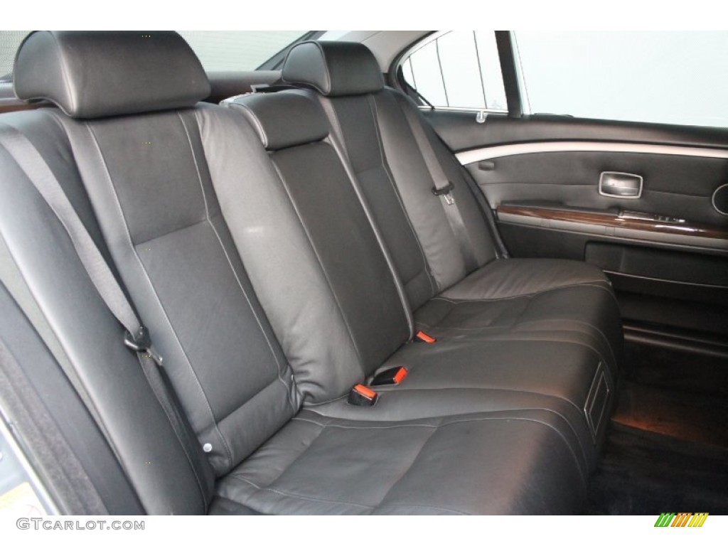 2008 7 Series 750Li Sedan - Titanium Grey Metallic / Black photo #18