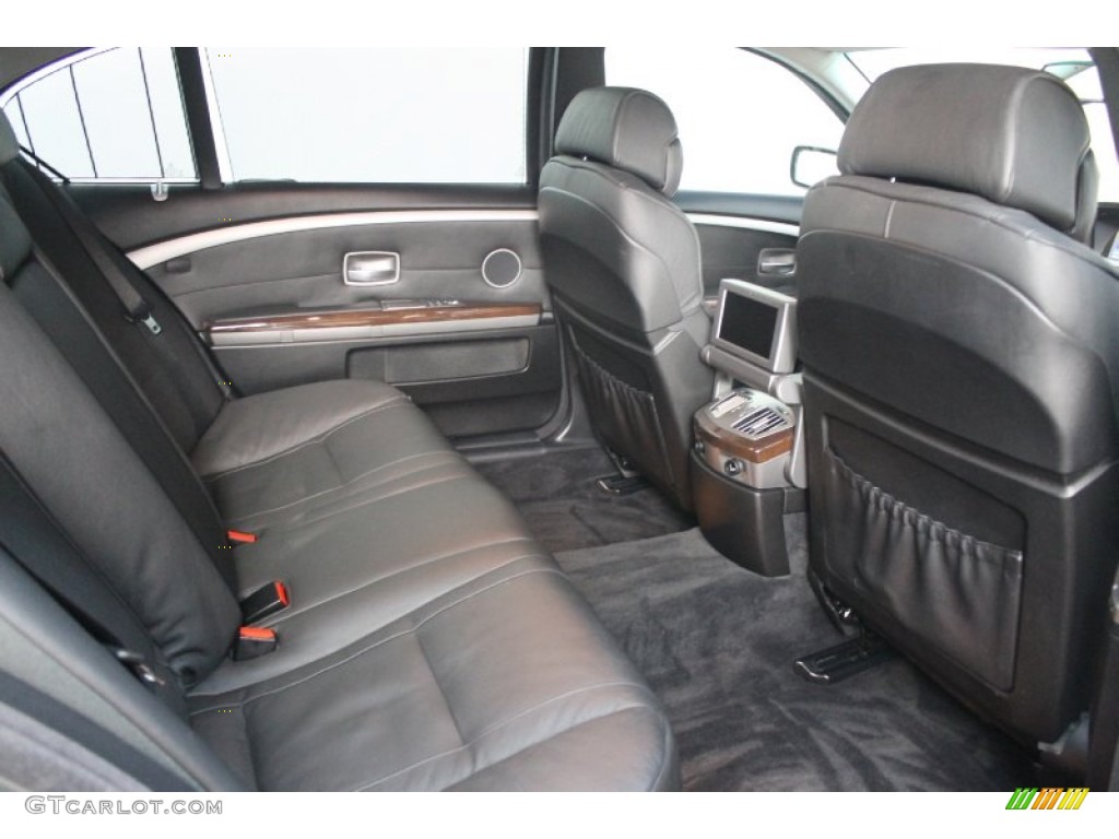 2008 7 Series 750Li Sedan - Titanium Grey Metallic / Black photo #19
