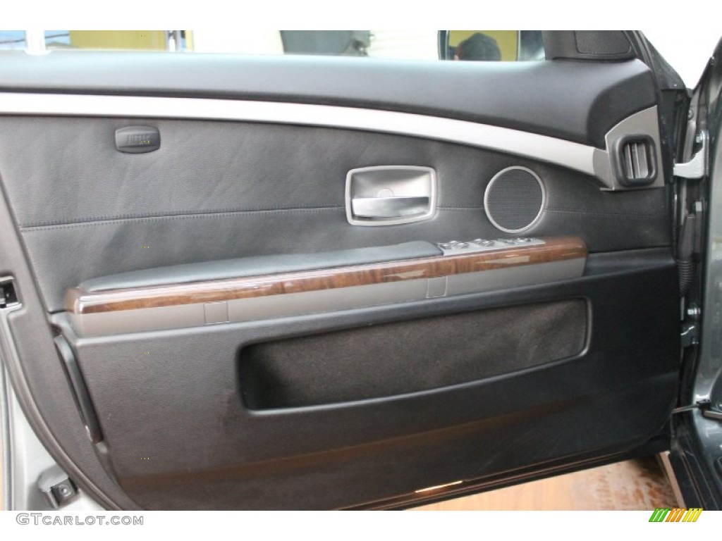 2008 7 Series 750Li Sedan - Titanium Grey Metallic / Black photo #27