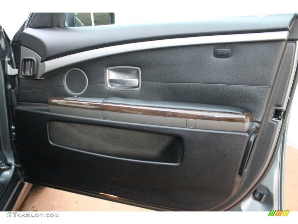 2008 7 Series 750Li Sedan - Titanium Grey Metallic / Black photo #28