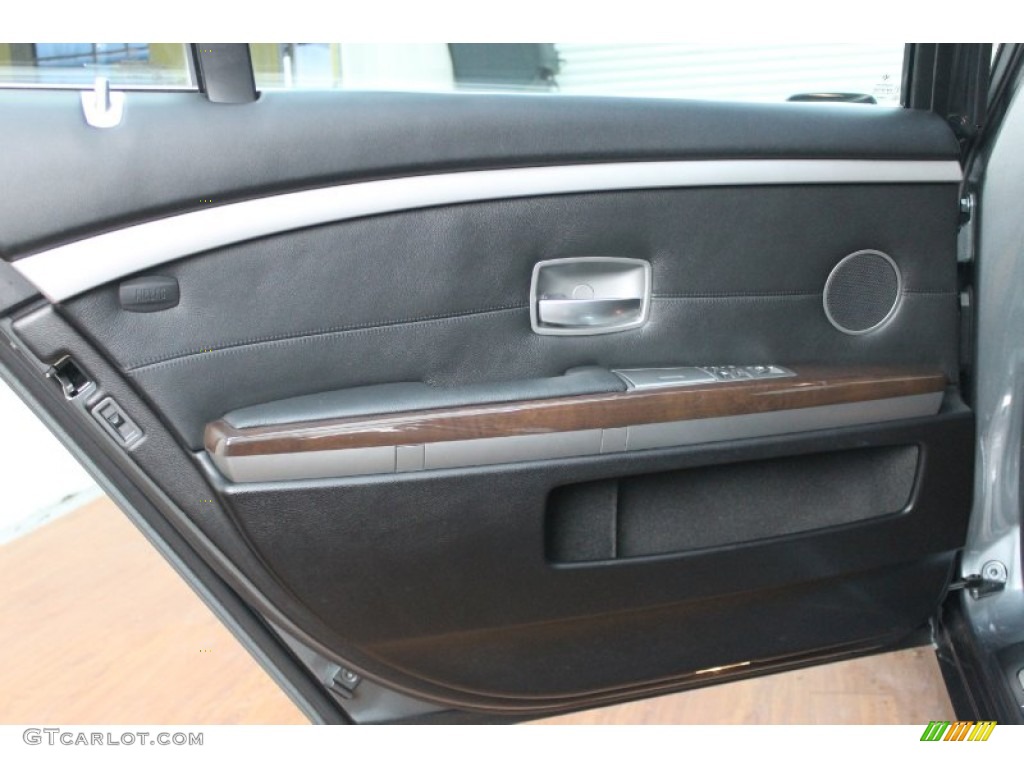 2008 7 Series 750Li Sedan - Titanium Grey Metallic / Black photo #29