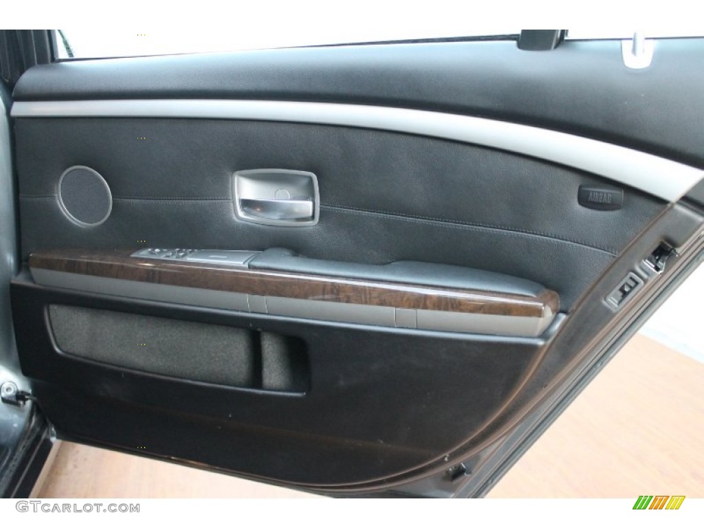 2008 7 Series 750Li Sedan - Titanium Grey Metallic / Black photo #30