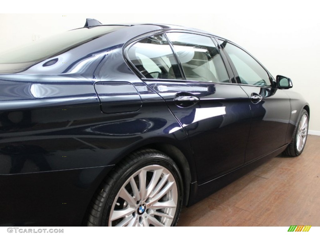 2011 5 Series 550i Sedan - Imperial Blue Metallic / Oyster/Black photo #8