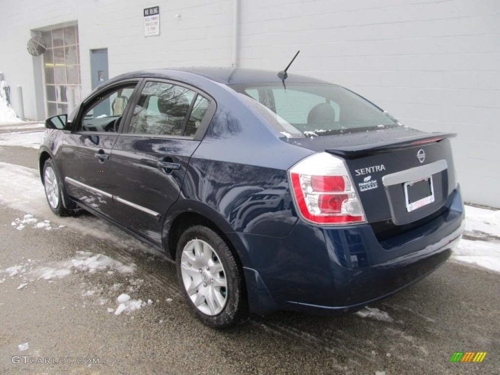 2012 Sentra 2.0 S - Blue Onyx / Charcoal photo #3