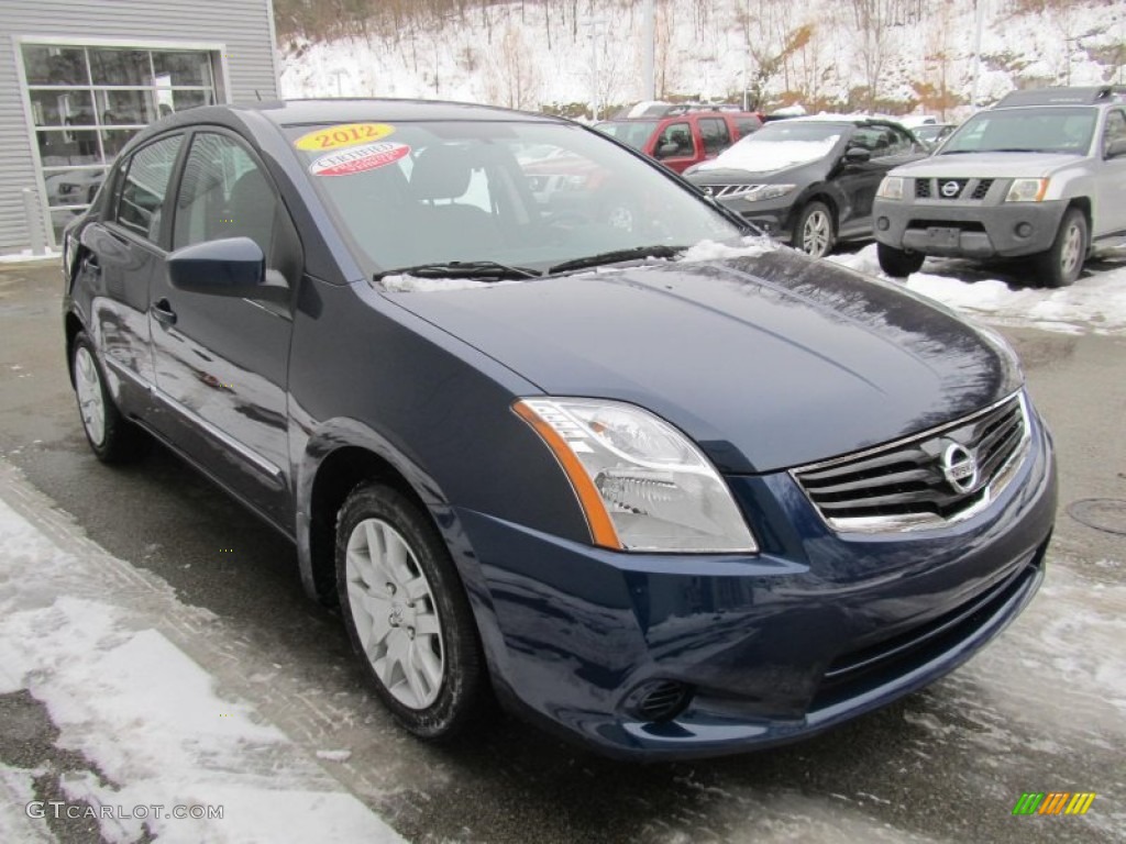 2012 Sentra 2.0 S - Blue Onyx / Charcoal photo #5