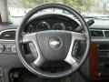 Ebony 2012 Chevrolet Suburban LT 4x4 Steering Wheel