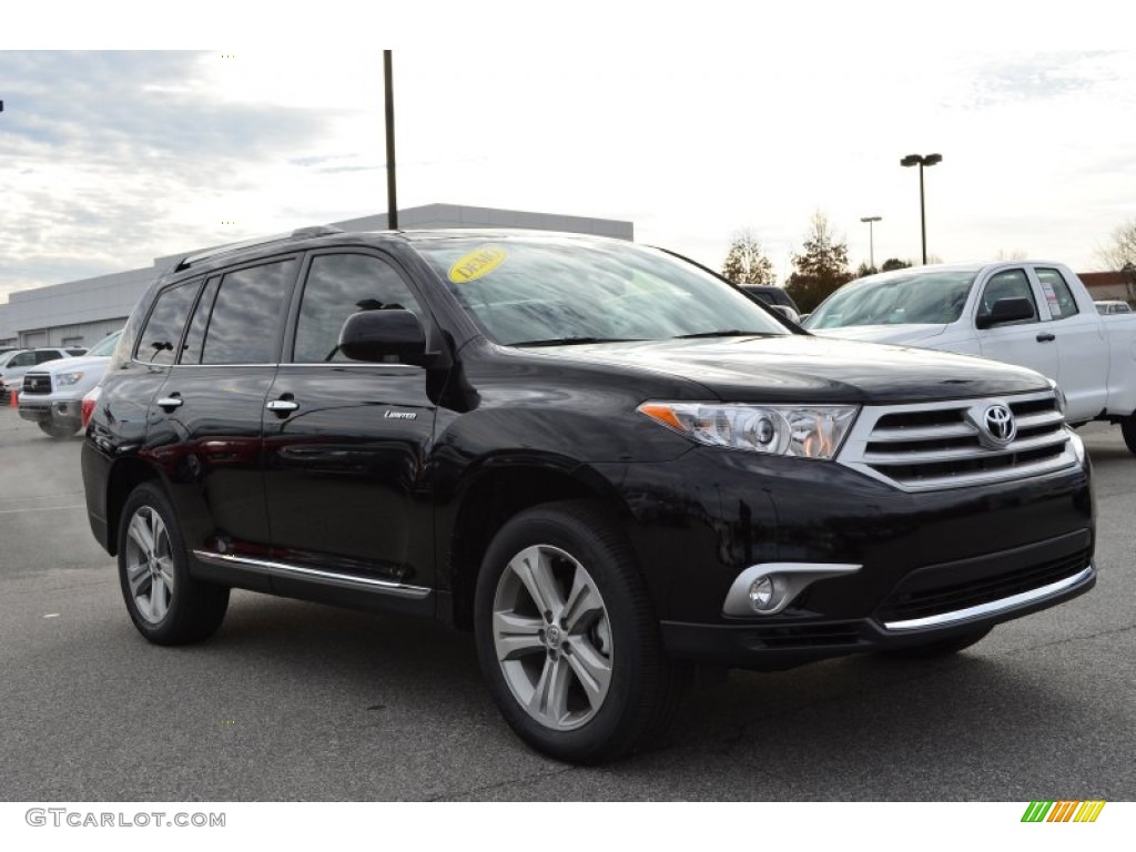 Black 2013 Toyota Highlander Limited Exterior Photo #75315792