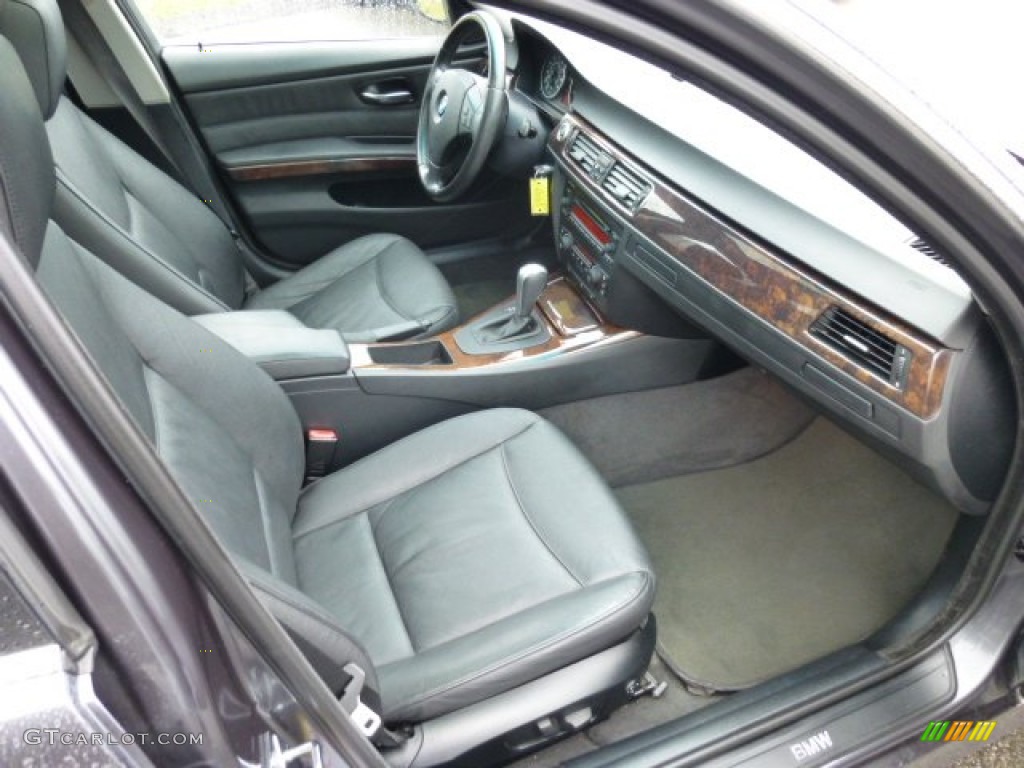 2006 3 Series 330xi Sedan - Sparkling Graphite Metallic / Black photo #10