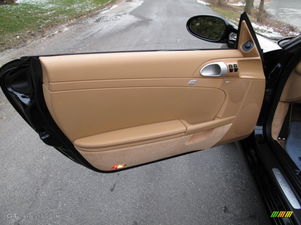 2007 Porsche Boxster S Sand Beige Door Panel Photo #75316587