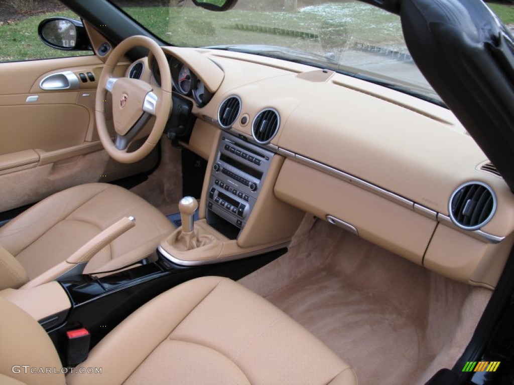 2007 Porsche Boxster S Sand Beige Dashboard Photo #75316602