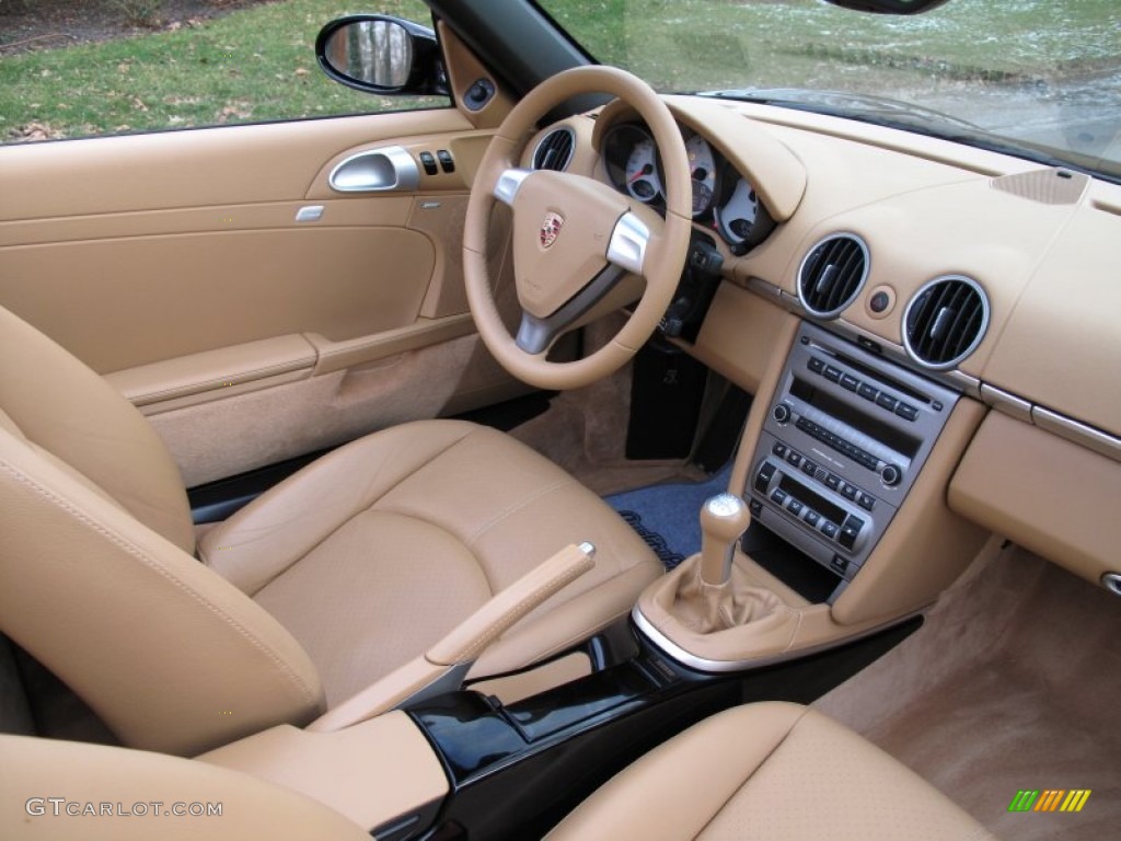 2007 Porsche Boxster S Sand Beige Dashboard Photo #75316638