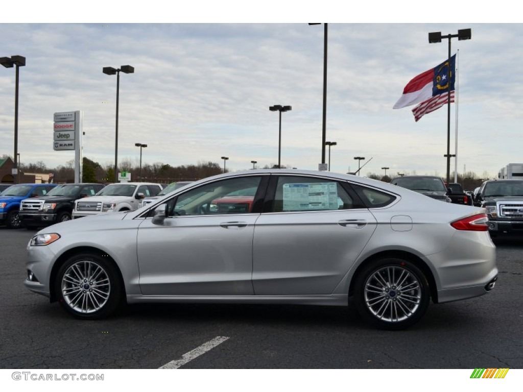 2013 Fusion SE 2.0 EcoBoost - Ingot Silver Metallic / Dune photo #5