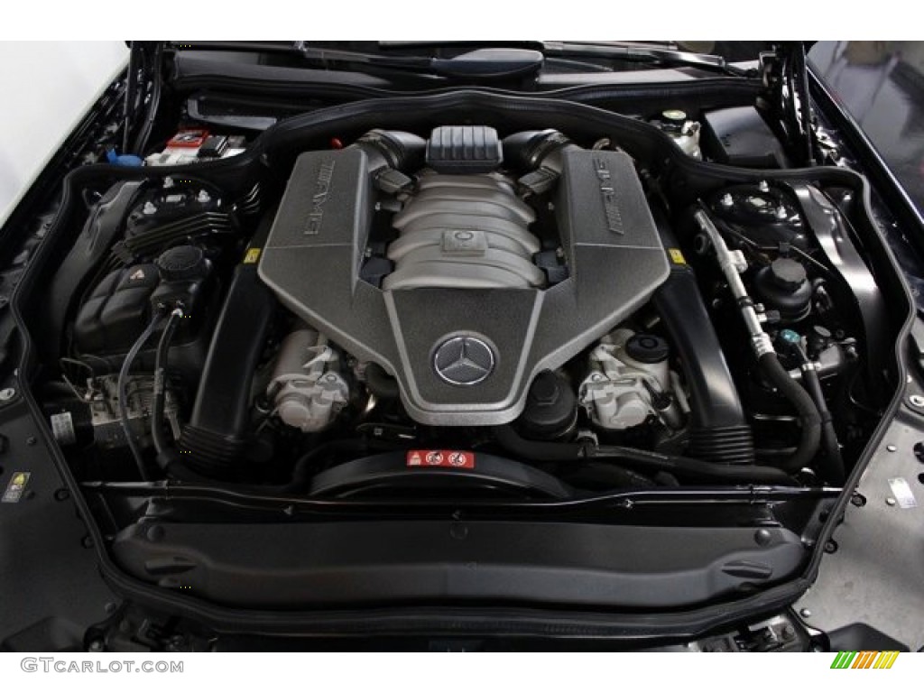 2009 Mercedes-Benz SL 63 AMG Roadster 6.3 Liter AMG DOHC 32-Valve VVT V8 Engine Photo #75317413