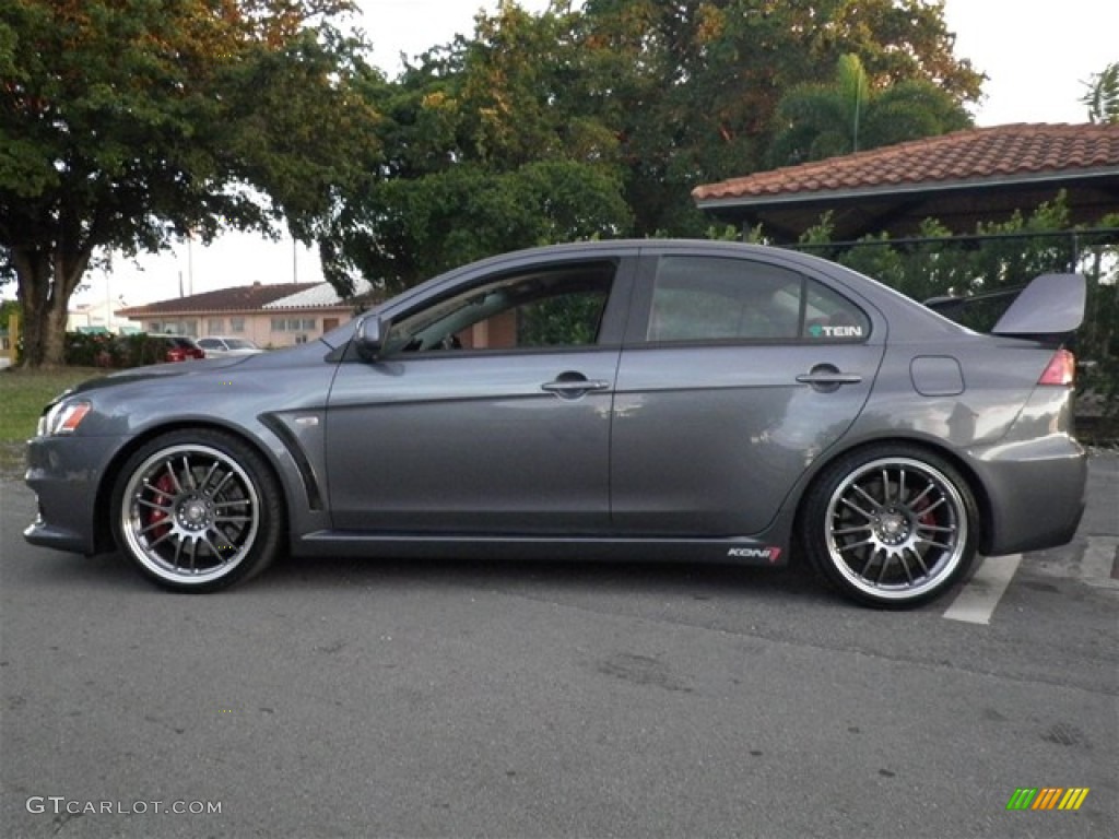 Graphite Gray Pearl 2008 Mitsubishi Lancer Evolution GSR Exterior Photo #75317484