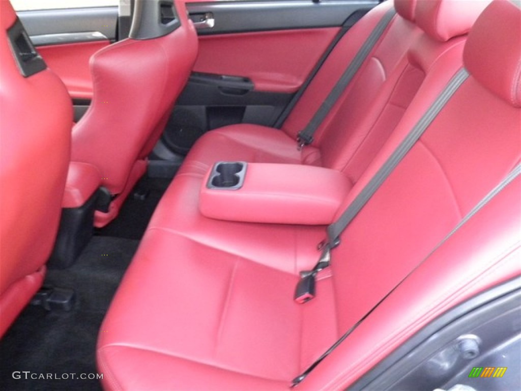 2008 Mitsubishi Lancer Evolution GSR Rear Seat Photo #75317840