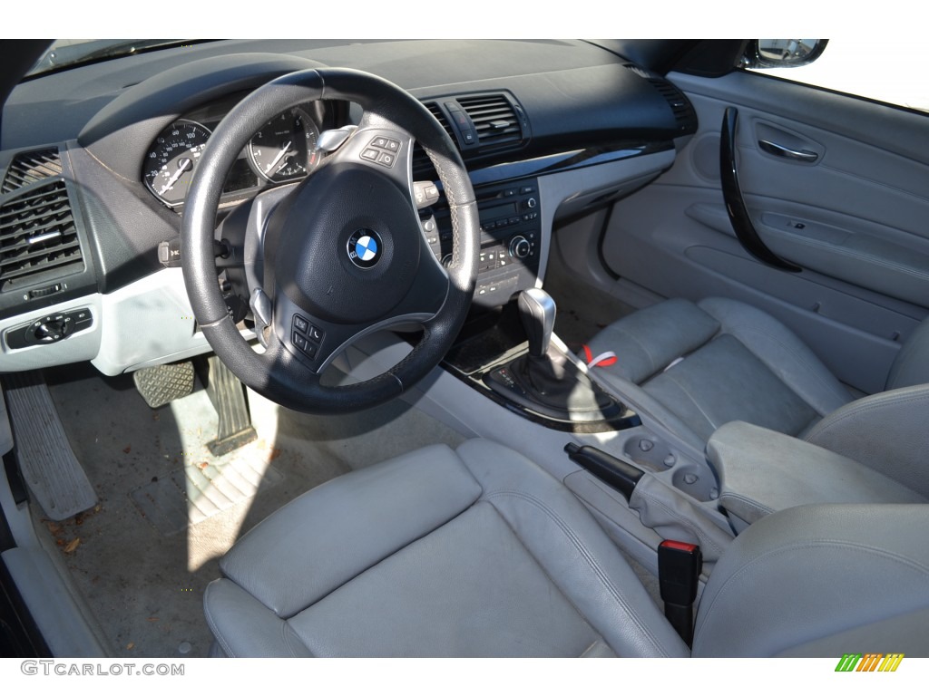 2010 1 Series 128i Convertible - Montego Blue Metallic / Gray Boston Leather photo #3