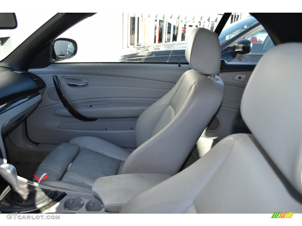 2010 1 Series 128i Convertible - Montego Blue Metallic / Gray Boston Leather photo #4